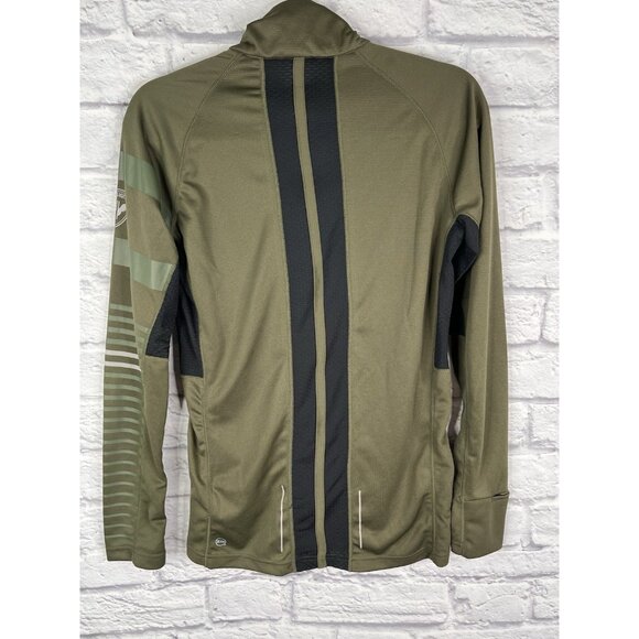 ROSSIGNOL Men's Green Acinus Leaf 3.75 Technology Poursuite 1/2 Zip NWT Medium - Picture 7 of 7